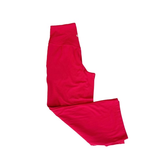 lululemon athletica Pants - Lululemon | Align Wide Leg Crop in Dark Red | size 2